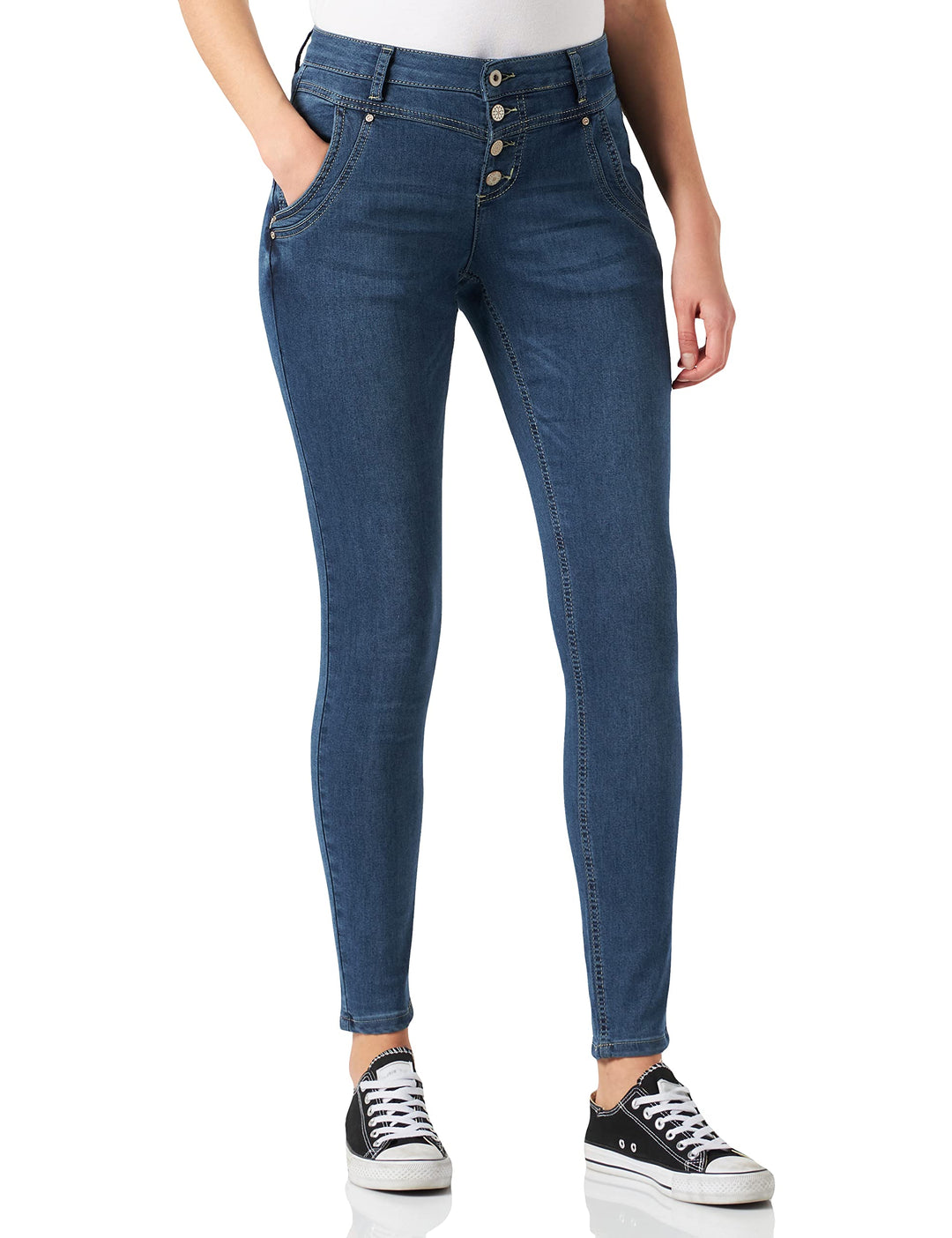 Cream Damen Crsammy Baiily Fit Jeans 28W / 30L Rich Blue Denim, 28W / 30L Rich Blue Denim