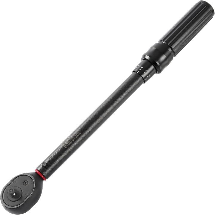 TECPO Automatischer Drehmomentschlüssel 1/4 Zoll Antrieb (1/4") 10-50 Nm Hebel-Umschaltknarre mit au