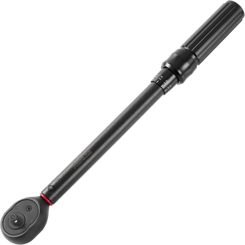 TECPO Automatischer Drehmomentschlüssel 1/4 Zoll Antrieb (1/4") 10-50 Nm Hebel-Umschaltknarre mit au