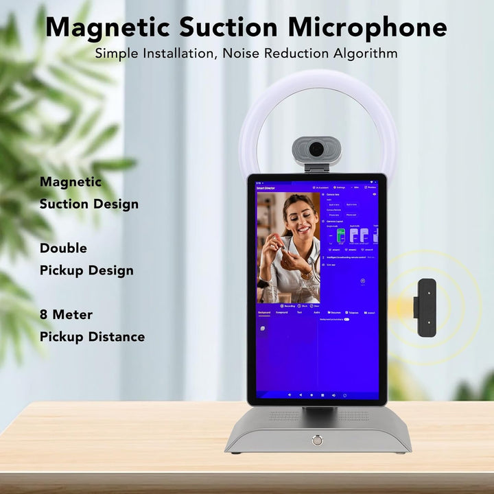 Tiktok Live Stream Equip, 16G 256G 15,6 Zoll Tabletop Indoor Live Broadcast Interaktive Touchscreen-