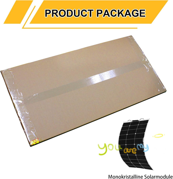 solarpanel flexibel 200w 12V Flexibles solar panel 2 * 100w solarplatten Monokristallines, Dächer, W