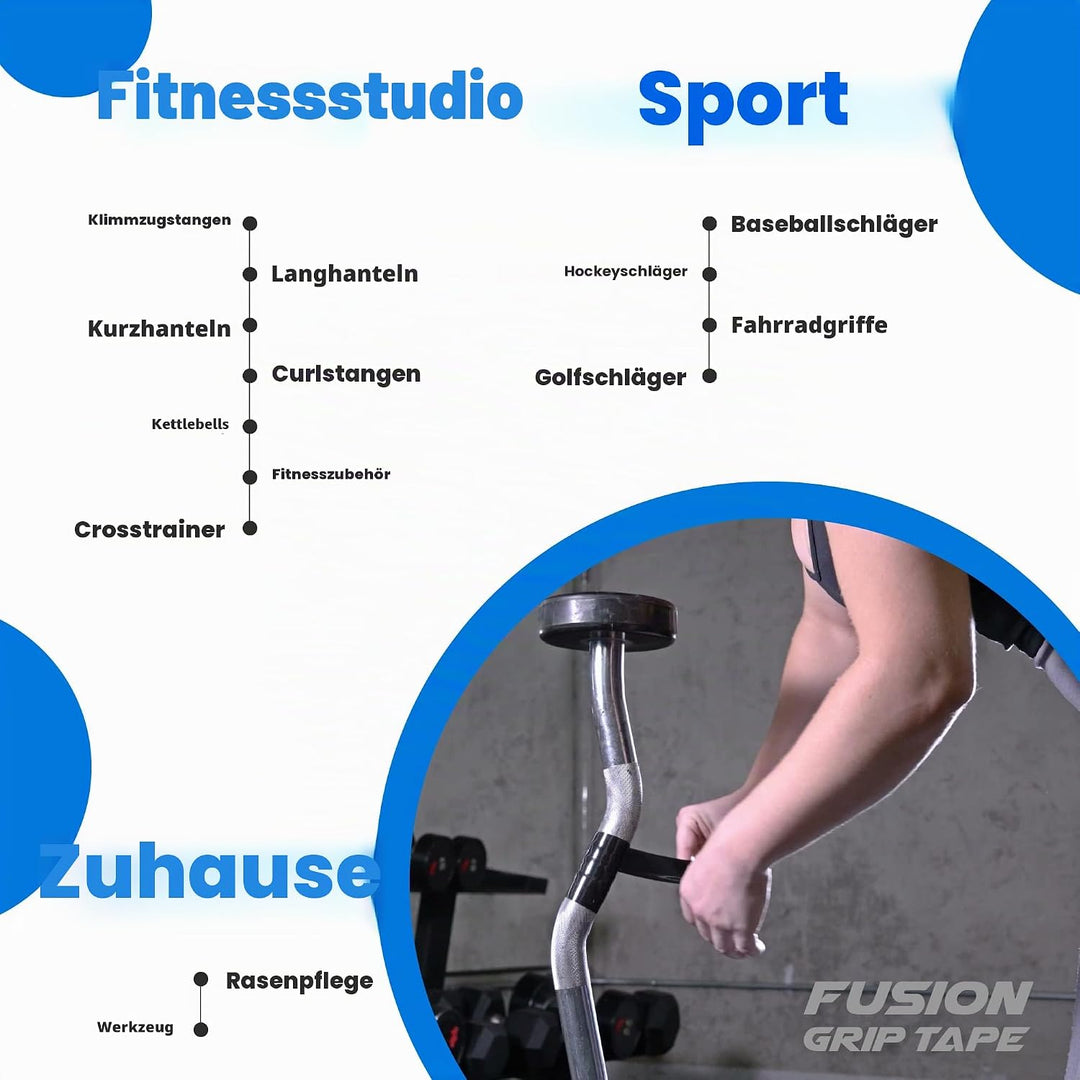 Core Prodigy Fusion Griffband aus Silikon und Gummi für Klimmzugstangen, Langhanteln, Kurzhanteln, S