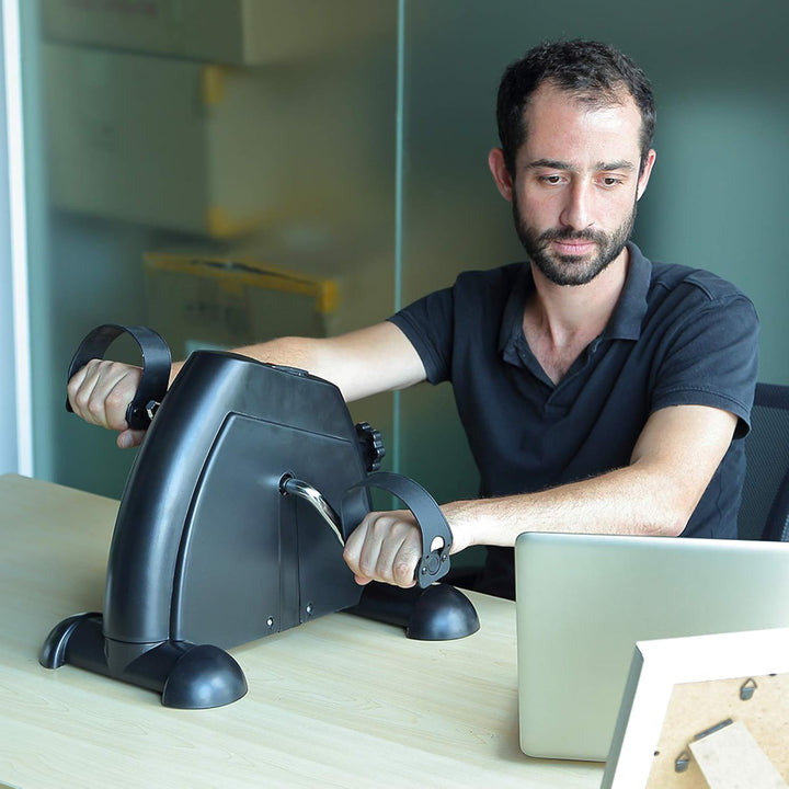 Uten Mini Heimtrainer, Arm- und Beintrainer Senioren elektrisch Minibike mit einstellbare Widerstand