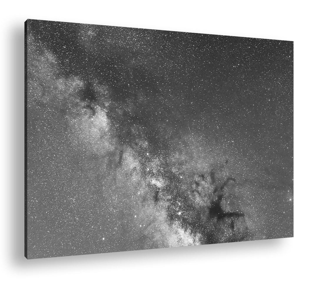 deyoli die faszinierende Milchstrasse am Nachthimmel Effekt: Schwarz&amp;Weiss, Format: 80x60 als Leinwa