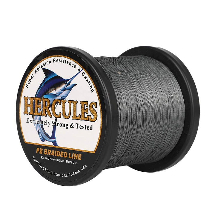 HERCULES Super Cast 100m - 2000m Yards Geflochtene Angelschnur 10lb - 300lb Test für Salzwasser Süss