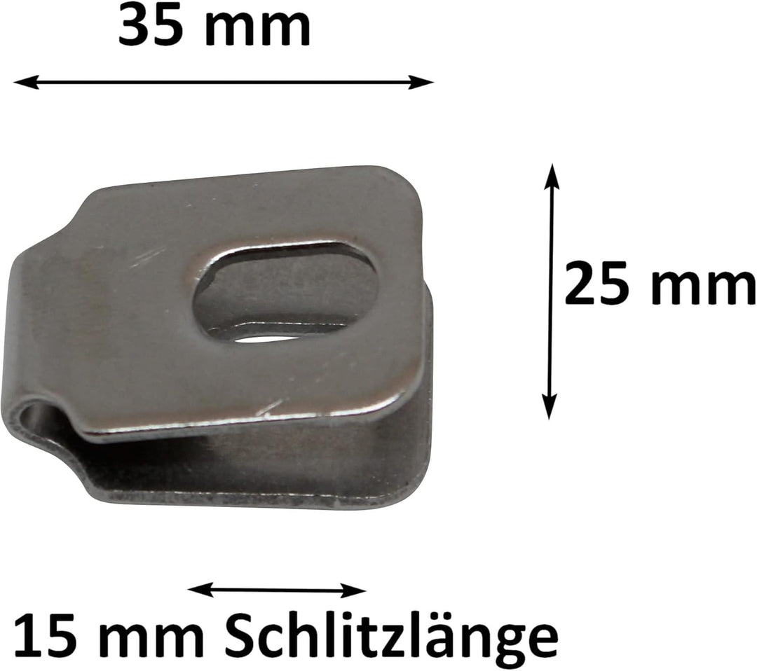 12er Pack Eckverbinder Schelle für Gabionen, Zaun, Doppelstabmatten, Komposter, 12