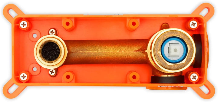 Rea Waschtischarmatur OWEN GOLD + BOX Wasserhahn Bad Badarmatur aus Messing Armatur für Waschbecken