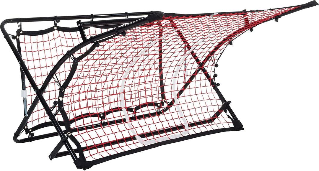 Pure 2Improve Unisex Soccer Trampolin Rebounder, Schwarz/Rot, 111.7 cm/105.5 x 63.5 cm