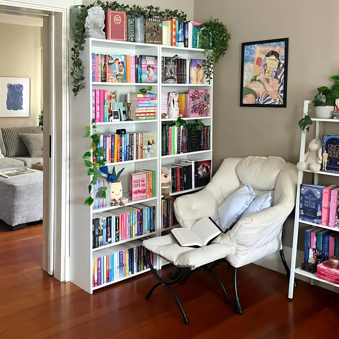 HollyHOME Fusshocker Fussstütze Klapphocker, Faltbar Sitzhocker mit Metallbeinen, Abnehmbar Gepolste