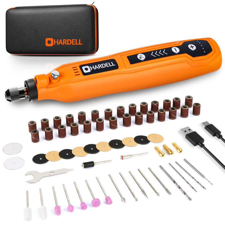 HARDELL Multifunktionswerkzeug Akku(69pcs) orange, Orange