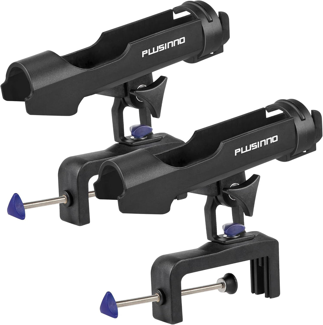 PLUSINNO Angelrutenhalter für Boote, Angelausrüstung mit vergrössertem Clip, innovatives Design in D