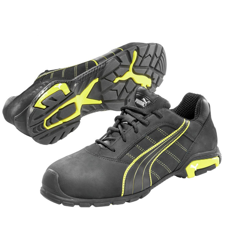 Puma Safety Sicherheitsschuhe Metro Protect Amsterdam Low Sicherheitshalbschuhe Gr. 45, schwarz 45 E
