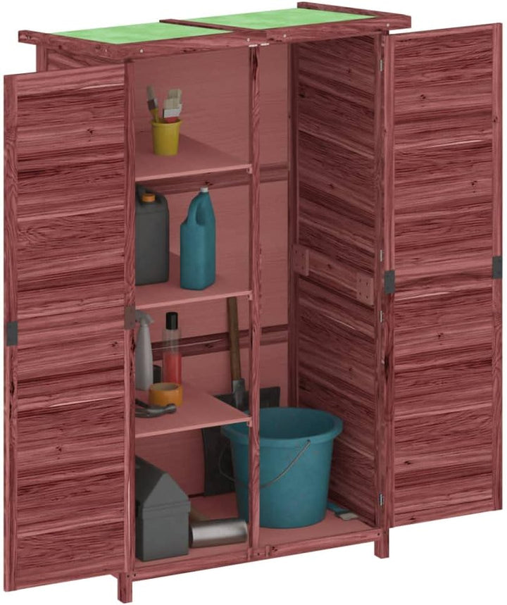 Festnight Gartenhaus Klein Holz Geräteschuppen Holz Gartenschrank Für Den Aussenbereich,Gerätehäuser
