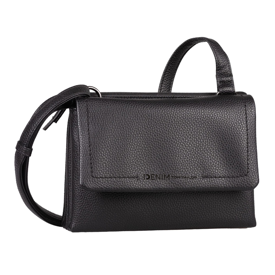 DENIM TOM TAILOR bags Tonia Damen Umhängetasche Crossbody Bag Klein Schwarz