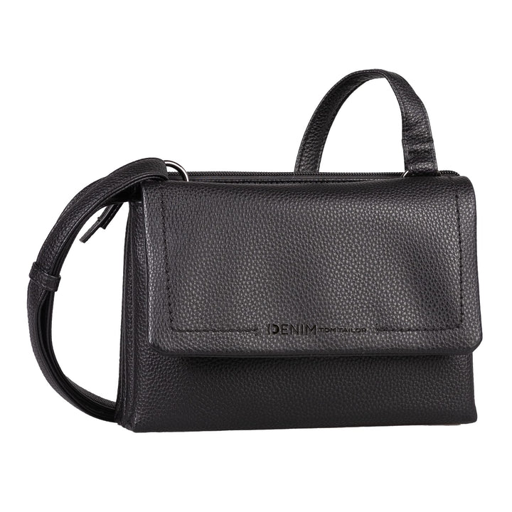 DENIM TOM TAILOR bags Tonia Damen Umhängetasche Crossbody Bag Klein Schwarz