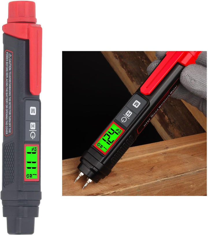 Feuchtigkeitsmesser-Detektor, LCD-Bildschirm, Tragbarer Stift-Pin-Typ, Digitaler Feuchtigkeitstester