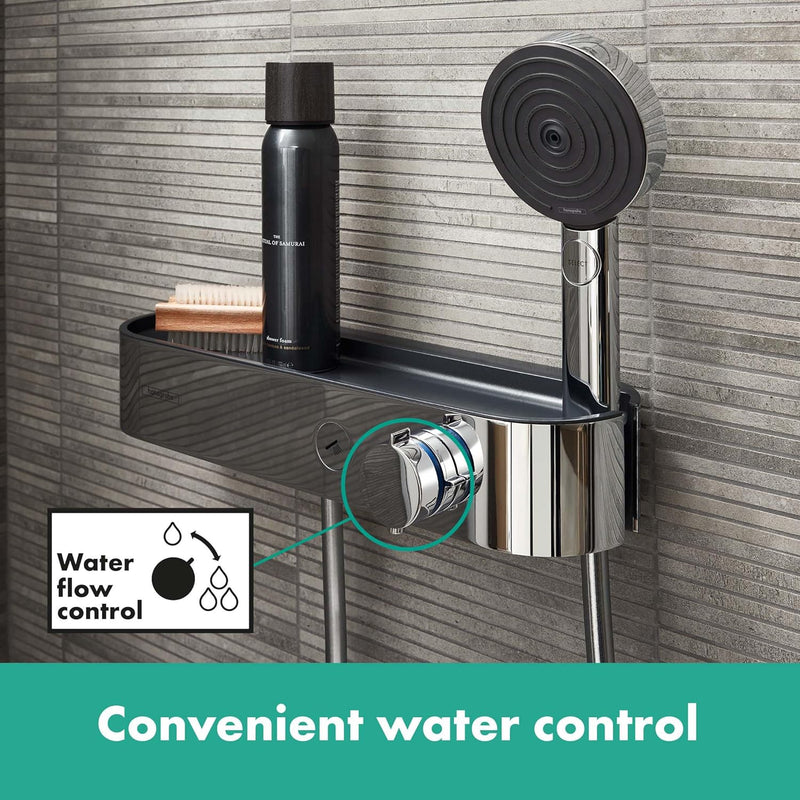 hansgrohe Brausethermostat ShowerTablet Select, Thermostatarmatur Aufputz, Cool Contact Duscharmatur