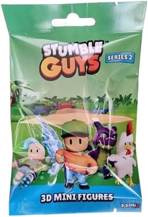 Generisch Panini Stumble Guys 3D Serie 2 Minifiguren / 5X Sammeltüten