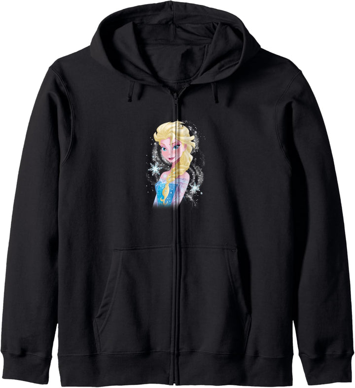 Disney Frozen Elsa Snowflake Swirls Kapuzenjacke