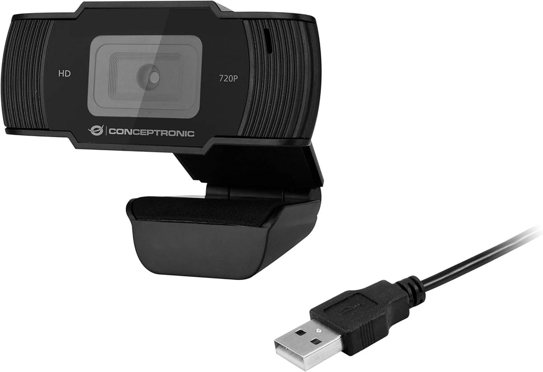 Conceptronic AMDIS05B 720P HD Webcam mit Mikrofon 720 P HD AMDIS05B, 720 P HD AMDIS05B