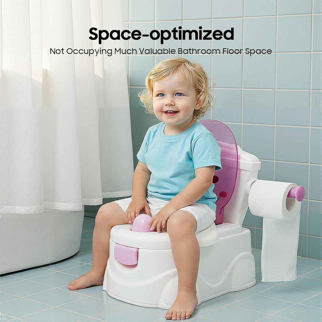 Töpfchen für Kinder,Tragbare Baby Toilette Potty Training Toilet mit Sitz & Deckel, Kindertoilette a