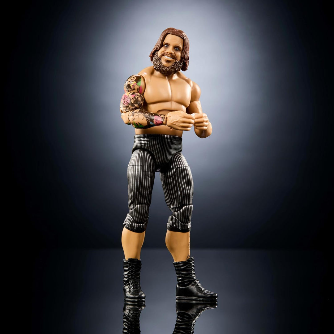 Mattel WWE Elite Actionfigur & Zubehör, Serie #120, 15,2 cm grosses Sammlerstück Joe Gacy mit 25 Gel