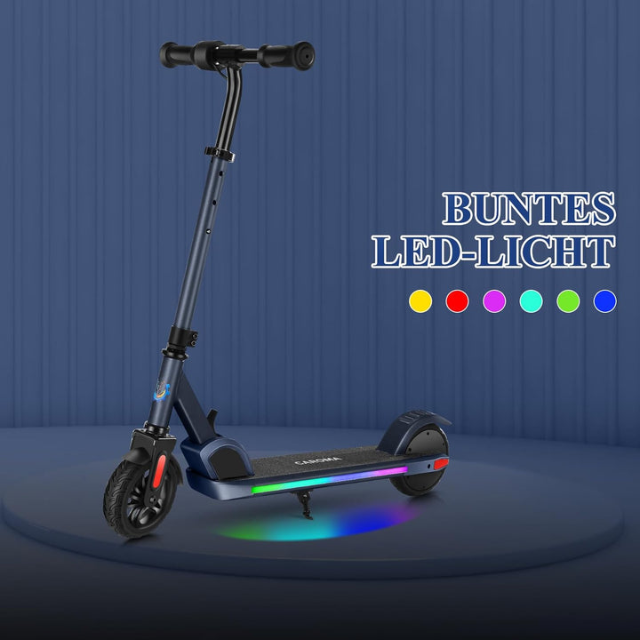 Caroma E Scooter Kinder von 8-12 Jahren, 180W Motor, 16 km/h, 60 min Fahrzeit, Einstellbare Geschwin