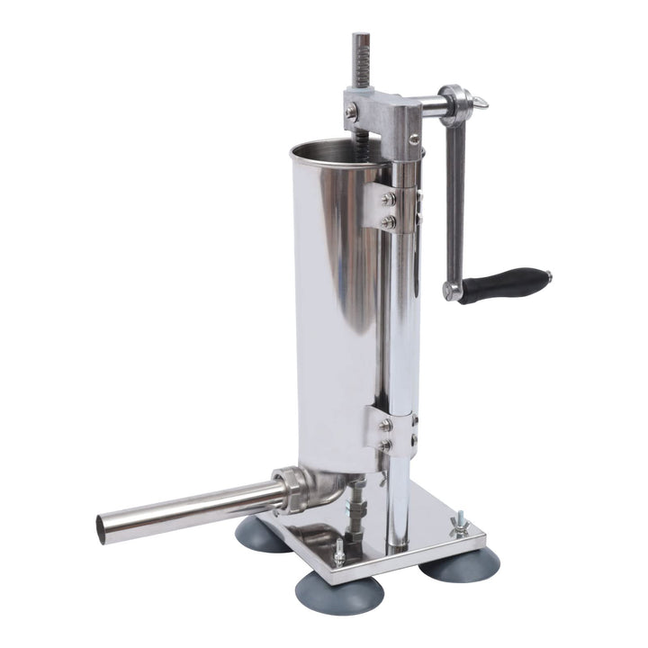 3L Wurstfüller Manuelle Wurstmaschine, Edelstahl Vertikal Handkurbel Wurstmaschine Wurstpresse Sausa