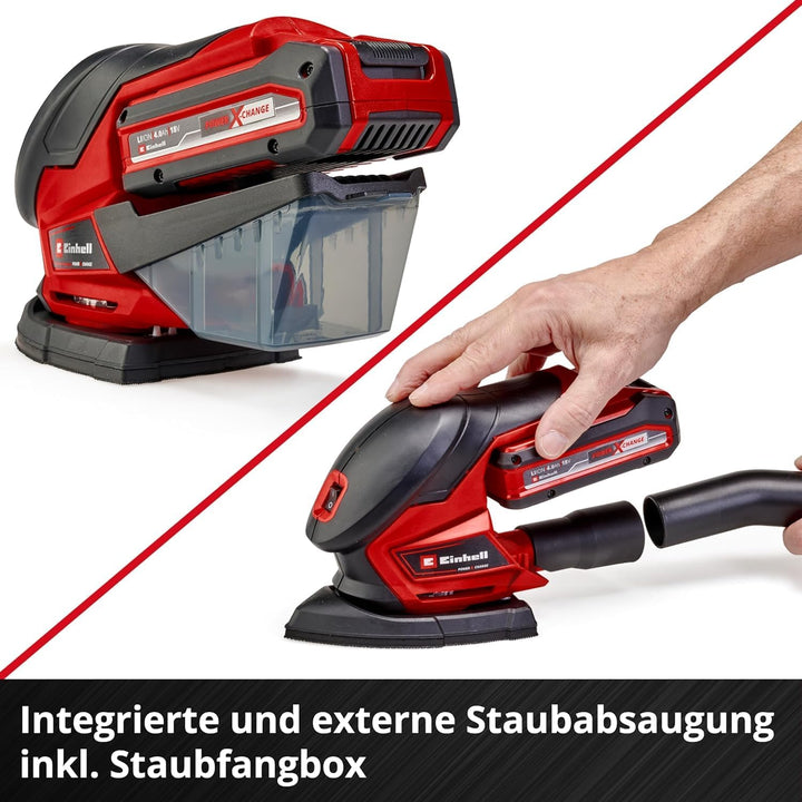 Einhell Akku-Multischleifer TE-OS 18/150 Li-Solo Power X-Change (18 V, Li-Ion, 24 000 min-1, 1.6 mm