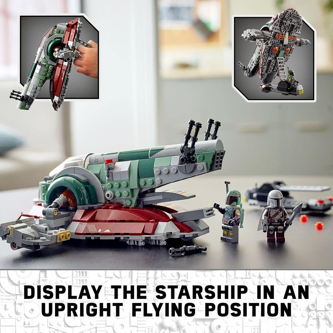 LEGO Star Wars Boba Fett’s Starship 75312 Fun Toy Building Kit; Awesome Gift Idea for Kids; New 2021