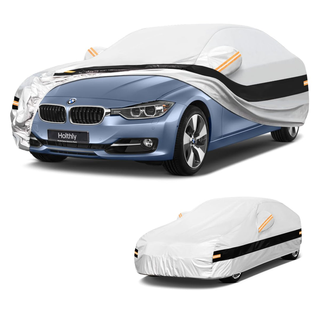 Autoabdeckung Passend für BMW 3er G20/G28（2018-2026） 10 Schichten Vollgarage Auto Abdeckplane 100% W
