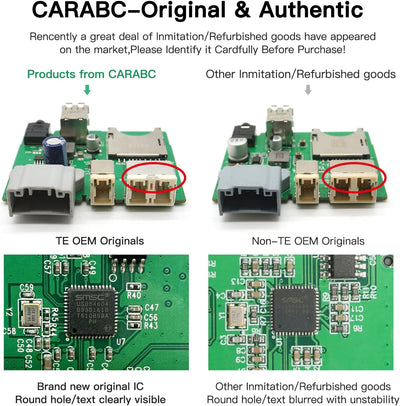 CARABC Apple Carplay Adapter Passend für 2014-2021 Mazda 2/3/6/CX3/CX5/CX9/MX5/FIAT 124, Kompatibel