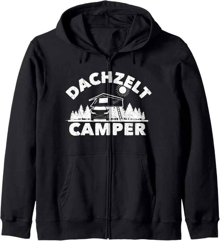 Dachzelt Camper | Geschenkidee für Camping | Dachzelten Kapuzenjacke
