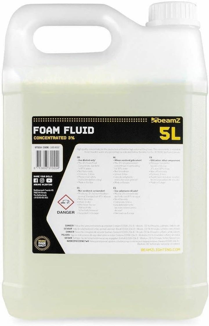 BeamZ FFL5 Schaumflüssigkeit für Schaumkanone – 5 Liter Konzentrat