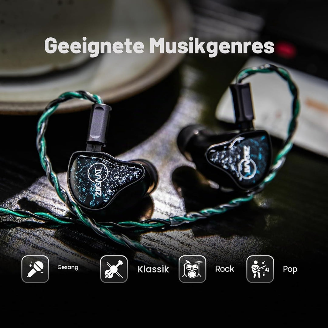 LINSOUL ZiiGaat x Hangout. Audio: Odyssey 2 In Ear Monitor,1DD + 3BA Hybrid HiFi kabelgebundene Ohrh