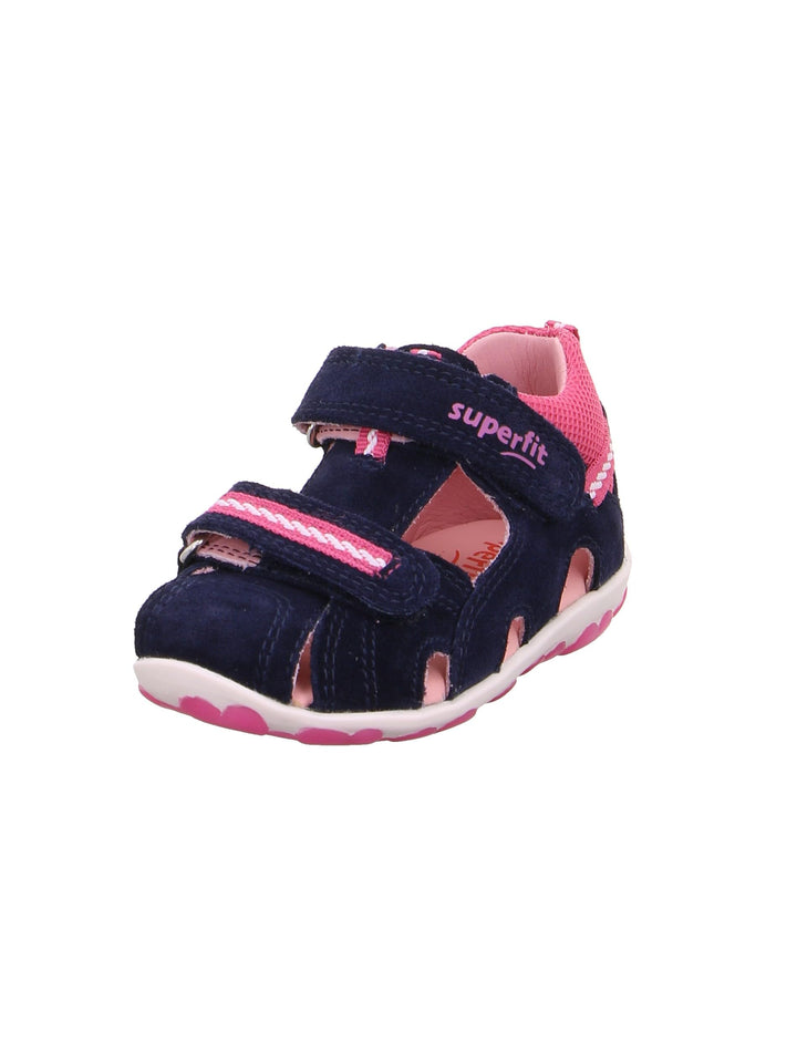 Superfit FANNI Sandale 0-609037 Mädchen 21 EU Blau Rosa 8000, 21 EU Blau Rosa 8000