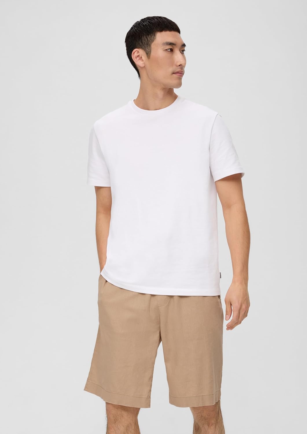 s.Oliver Bermudas aus Leinenmix L Brown, L Brown