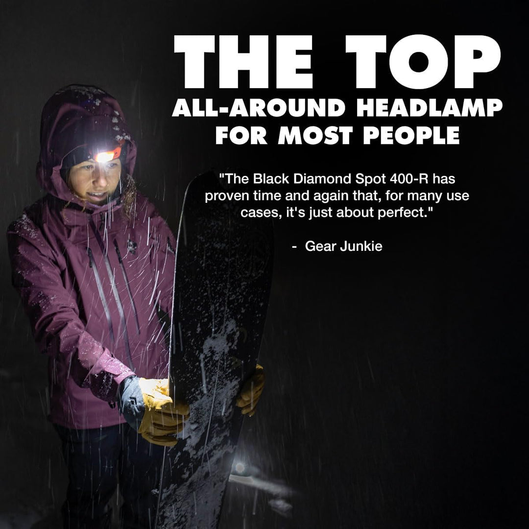 Black Diamond Spot 400-R Stirnlampe Kopflampe Black Einheitsgrösse, Black Einheitsgrösse