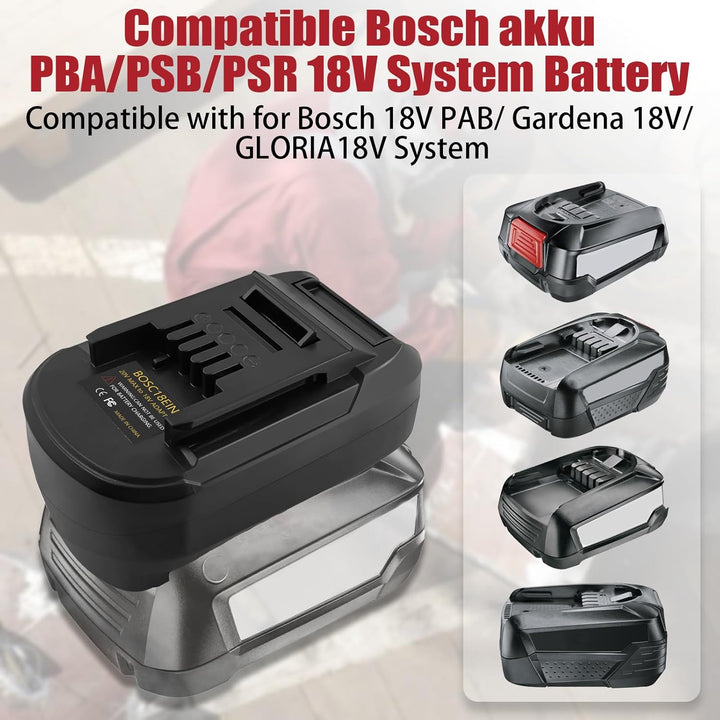 Adapter Konverter für Bosch PBA 18V Akku auf für Einhell Elektrowerkzeug,BOSC18EIN Batterieadapter f