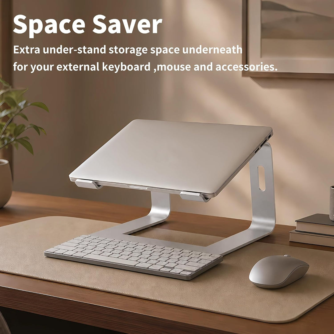 Orionstar Laptop Ständer, Ergonomischer Laptop Stand für Schreibtisch, Aluminium Laptop Halterung mi