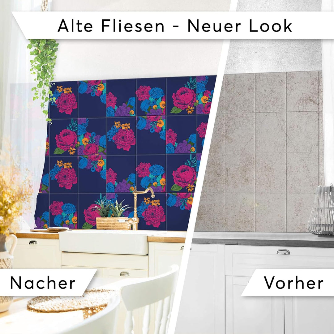 CREATISTO Mosaik Klebefliesen Stickerfliesen Fliesenfolie - Aufkleber Folie für Fliesen I Stickerfli