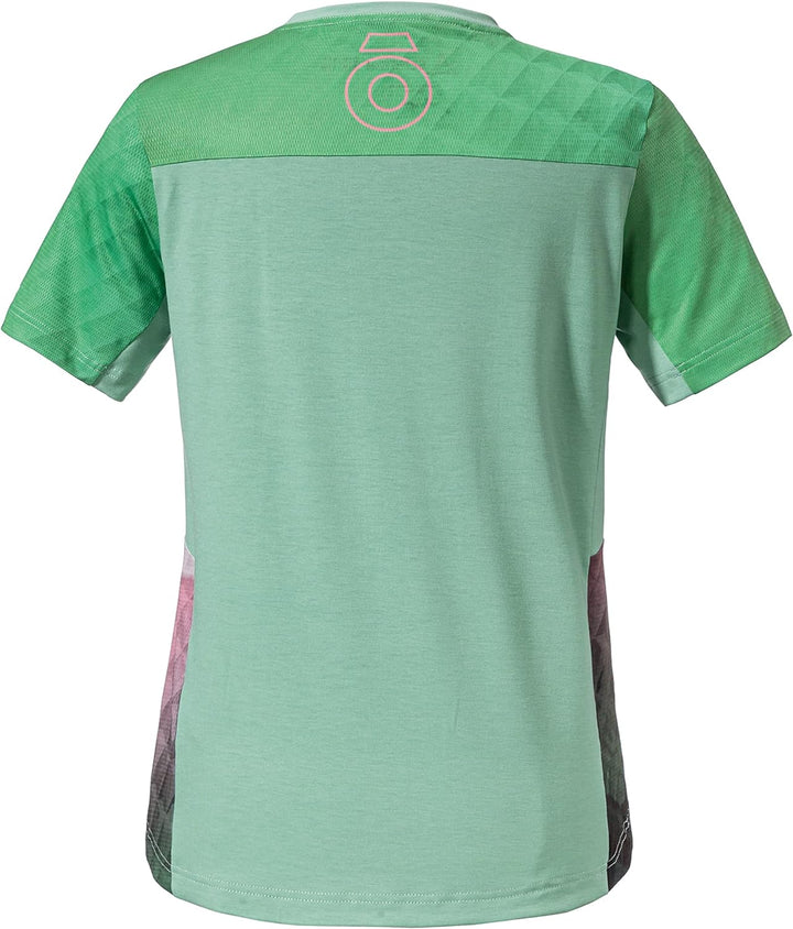 Schöffel Damen Shirt Valbella L, atmungsaktives Radtrikot, schnell trocknendes Funktionsshirt mit 4-