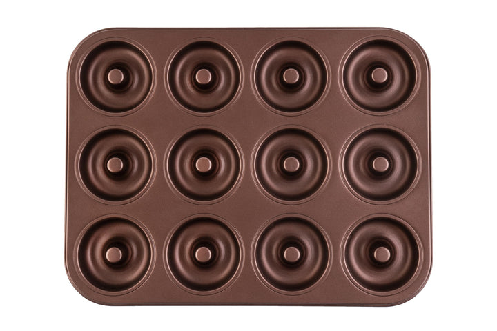 Sallys 12er Donutform. Donutform mit spezielle Antihaftbeschichtung (PFAS- und PTFE-frei), Abgekupfe