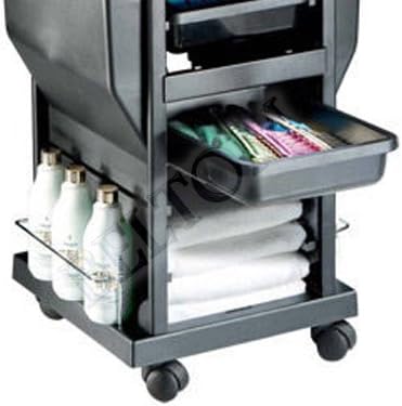 Beltom Friseurwagen Bedienungswagen Stapelboy Salonhilfe Friseur Arbeitswagen Wagen Boy - 4 4 Schubl