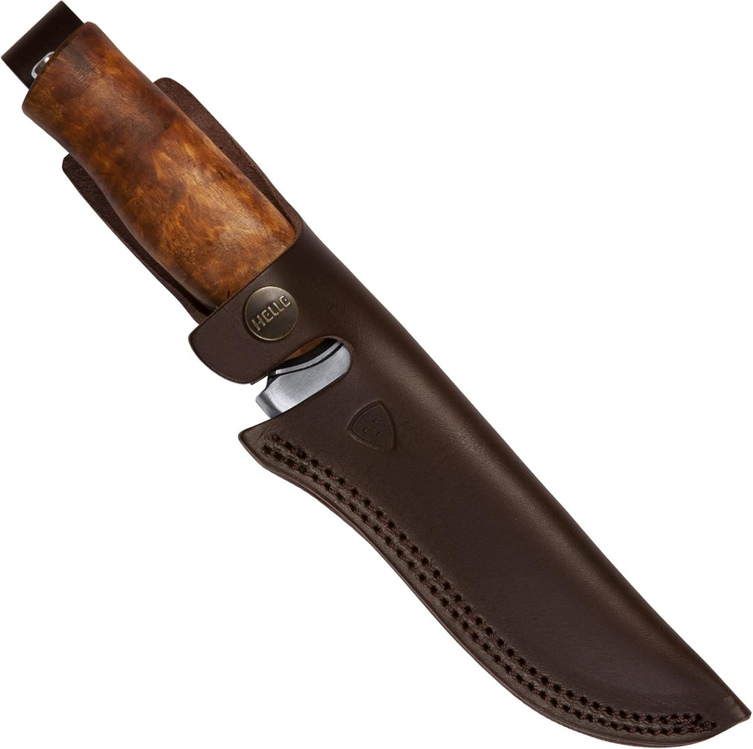 Helle GT Messer 4,84 Zoll Klinge Griff aus Gelbbirke 36 Braun