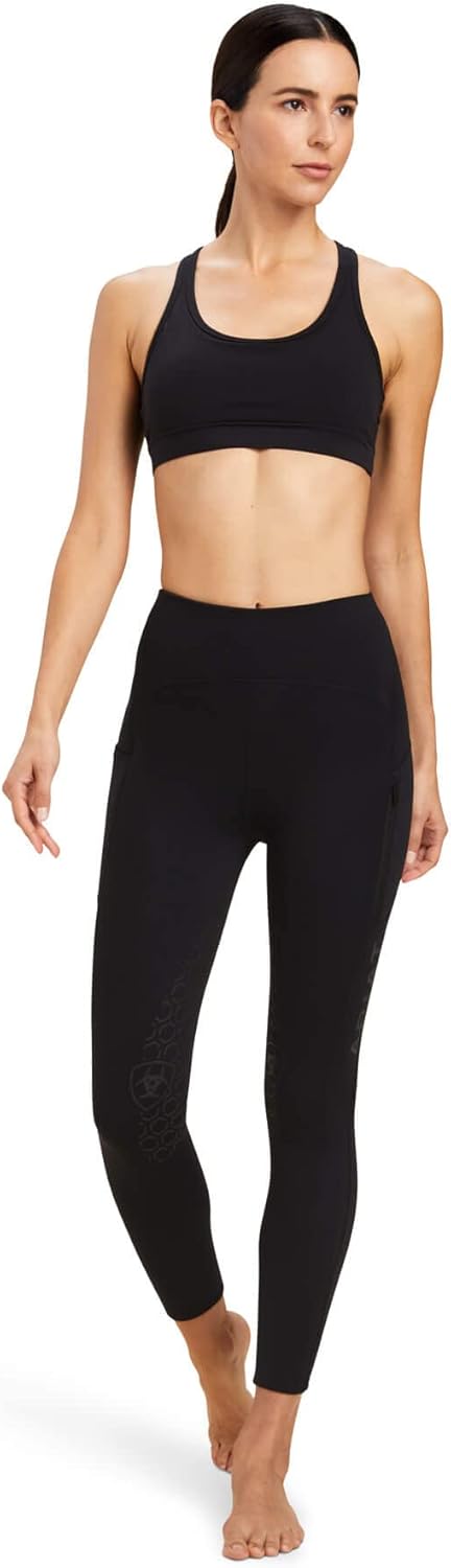 ARIAT 2022 Damen Venture Thermal Half Grip Tight 10041346 - Estate Blue - XS Schwarz, XS Schwarz