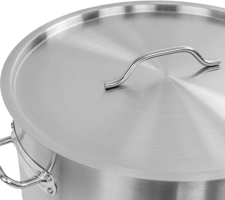 Mega-M Topf GROSSE Induktion aus Edelstahl mit STANDARD DECKEL (50L), 50L