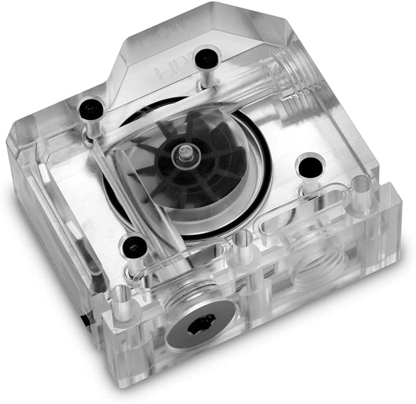 EKWB EK-Quantum Scalar GPU-Mounted Flow Indicator D-RGB Bottom-to-Top - Nickel