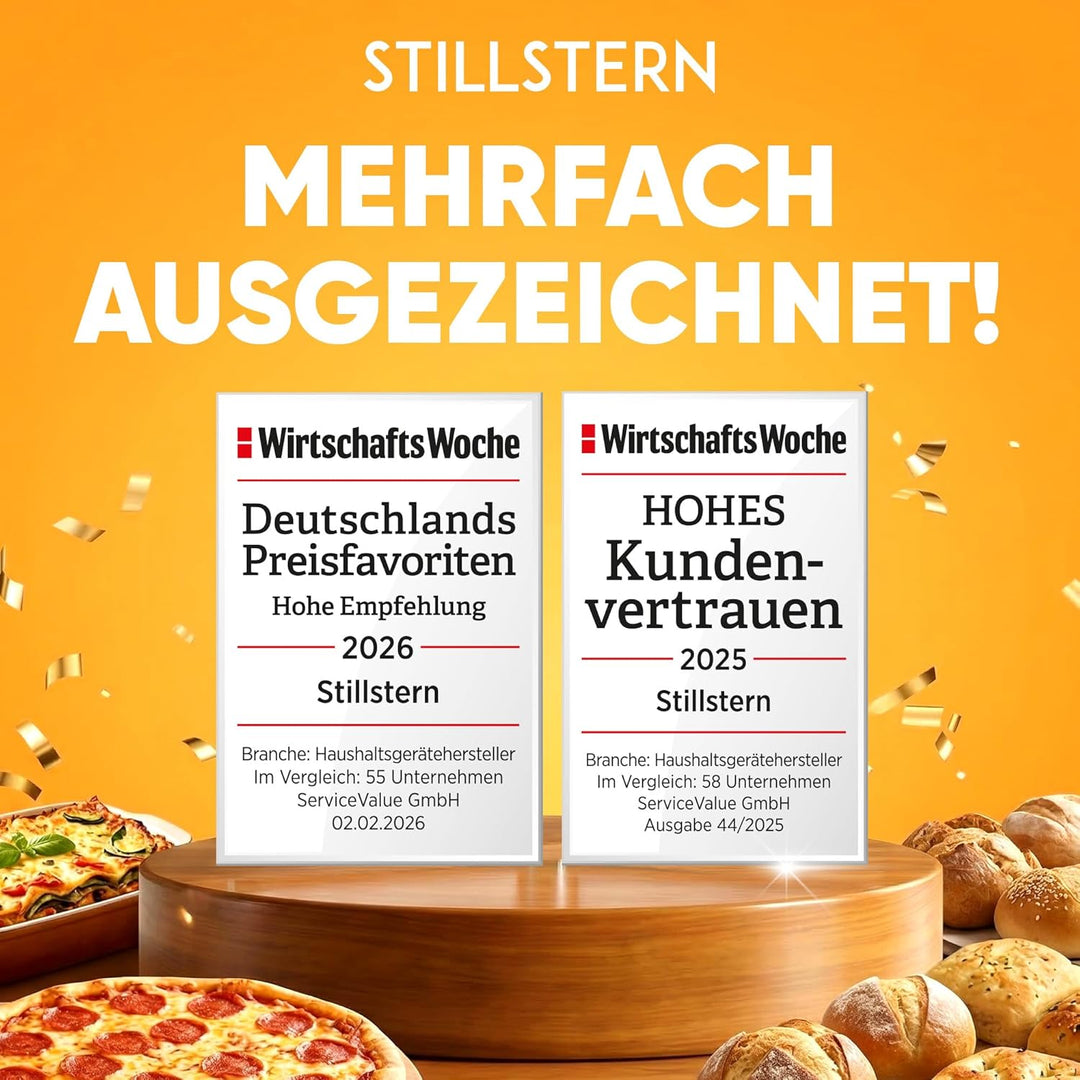 Stillstern Wasserkocher mit Temperatureinstellung [1,7L | 40-55-70-85-100°C], 12 Std. Warmhalten, Pr