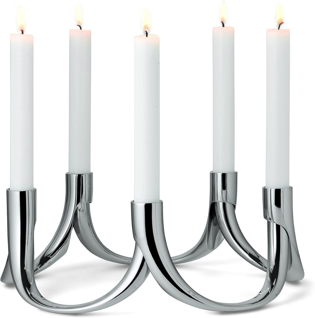 Philippi - Bow Kerzenleuchter - lässt Sich nach belieben erweitern - Designklassiker (3er Set), 3er